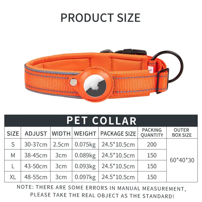 Collar para Perro Compatible con AirTag