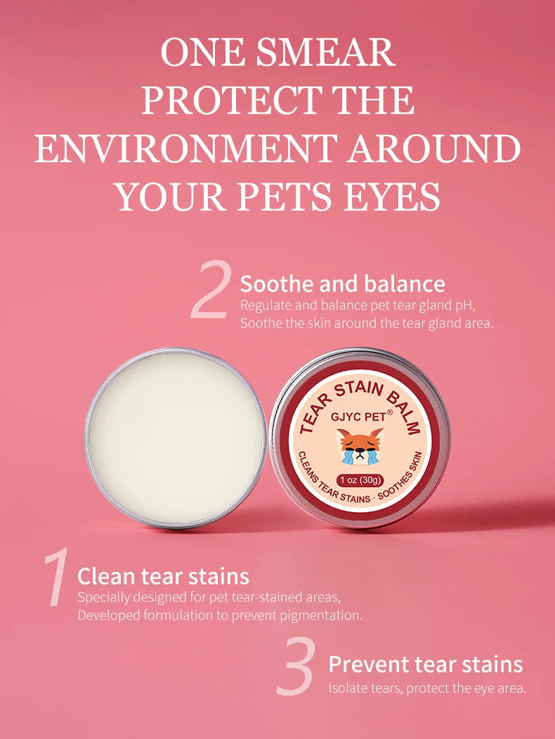 Bálsamo Natural Quitamanchas Lagrimales para Perros y Gatos