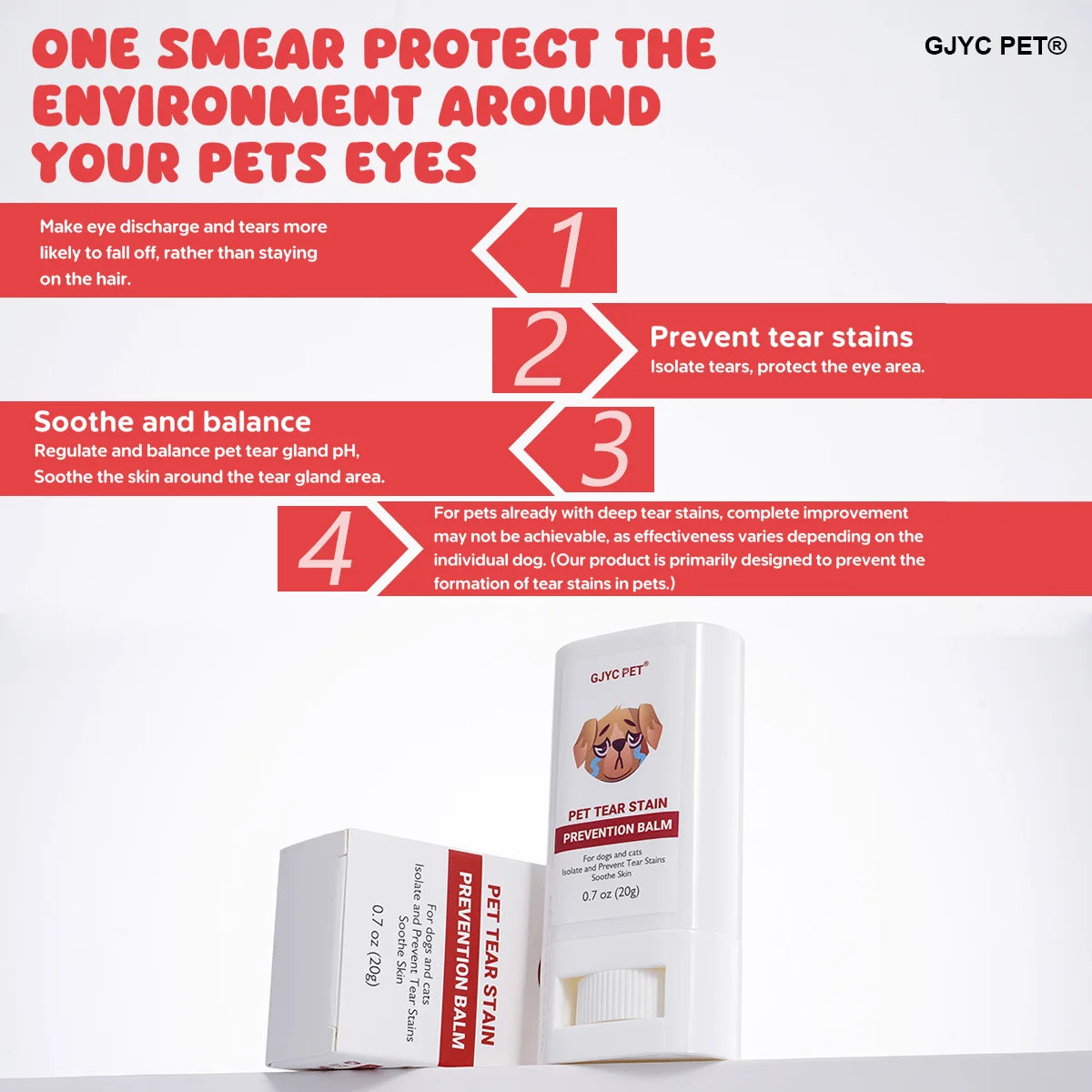 Bálsamo Preventivo Antimanchas Lagrimales para Perros y Gatos
