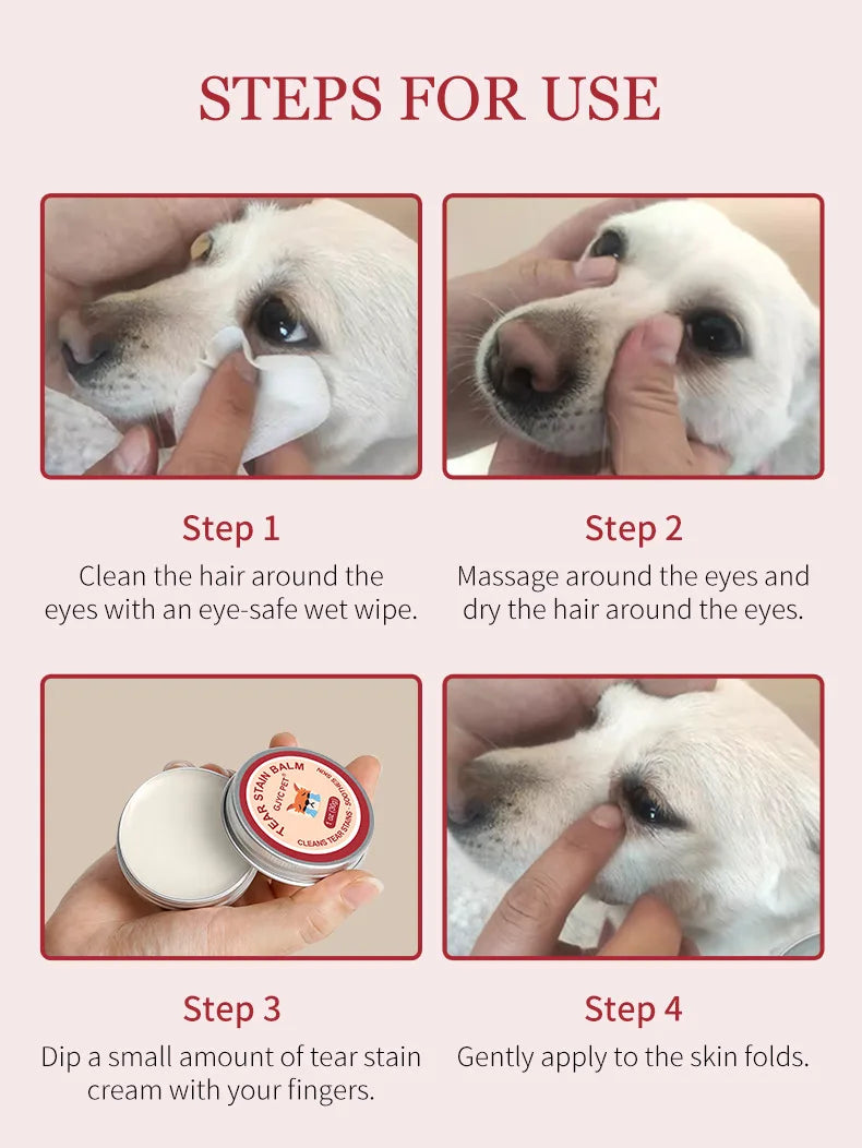 Bálsamo Natural Quitamanchas Lagrimales para Perros y Gatos