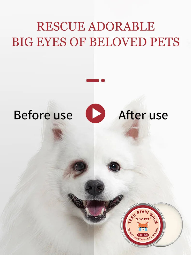 Bálsamo Natural Quitamanchas Lagrimales para Perros y Gatos