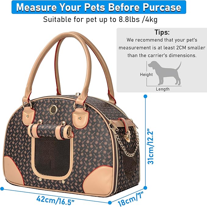 Bolsa de Transporte para Mascotas Pequeñas